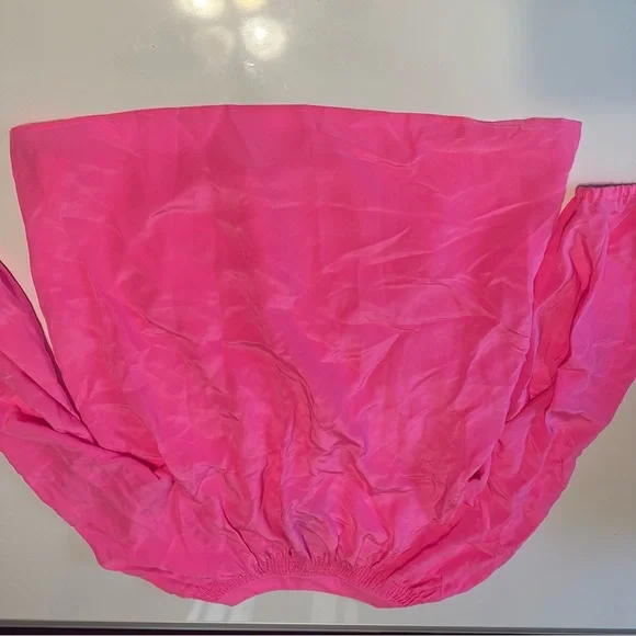 New Lilly Pulitzer Women Large Pink Lightweight Longsleeve Top - Picture 3 of 7